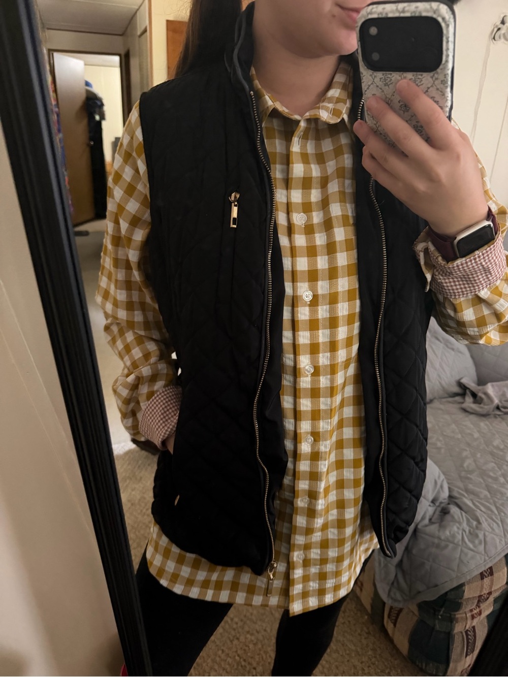 BKE Yellow Mustard Fall layering button-Down Shirt